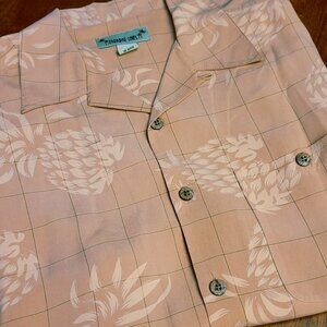 Paradise Grove ~ Sx L ~ Button Up Hawaiian Print Shirt ~ Excellent Condition